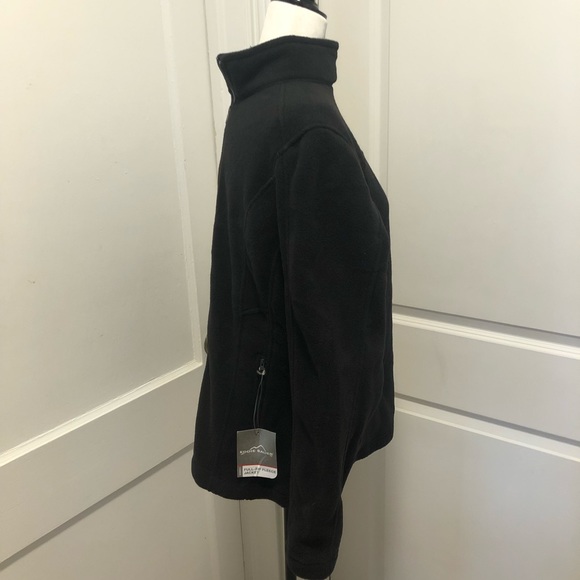 Eddie Bauer full zip fleece jacket NWT size large - Picture 3 of 7